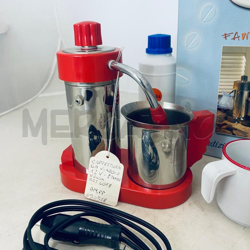 CAFFETTIERA VELOX GRIGIA E ROSSA | Mercatino dell'Usato Lago patria - giugliano in c. 3