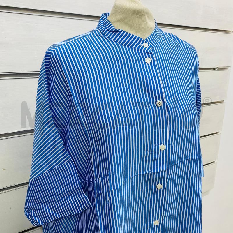 CAMICIA ABITO DONNA STORIES RIGHE BIANCHE AZZURRE | Mercatino dell'Usato Lago patria - giugliano in c. 2