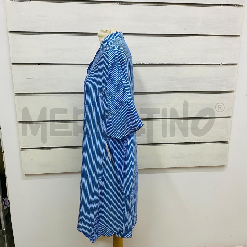 CAMICIA ABITO DONNA STORIES RIGHE BIANCHE AZZURRE | Mercatino dell'Usato Lago patria - giugliano in c. 5