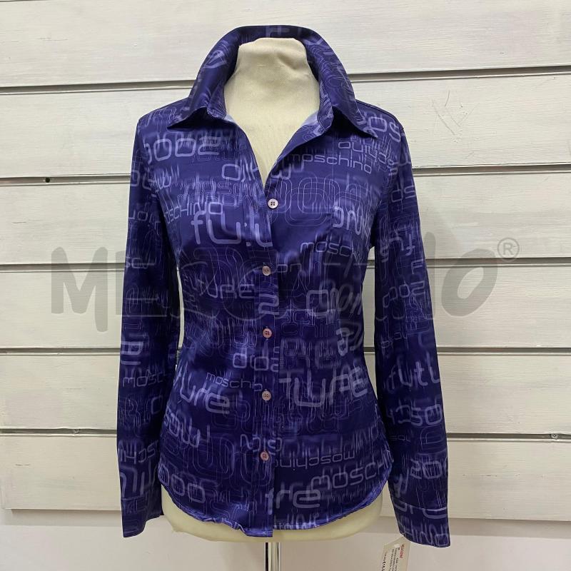 CAMICIA BAMBINO MOSCHINO VIOLA DISEGNI  | Mercatino dell'Usato Lago patria - giugliano in c. 1