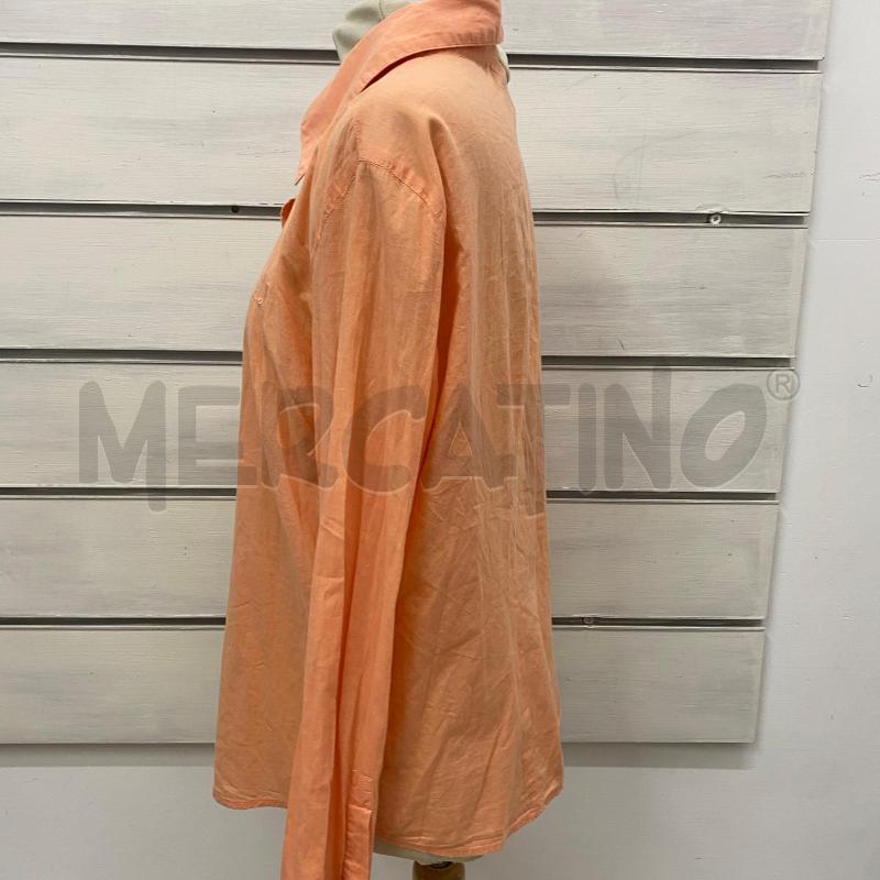 CAMICIA DONNA ARMANI JEANS  ARANCIO STEMMA SUL PETTO | Mercatino dell'Usato Lago patria - giugliano in c. 4