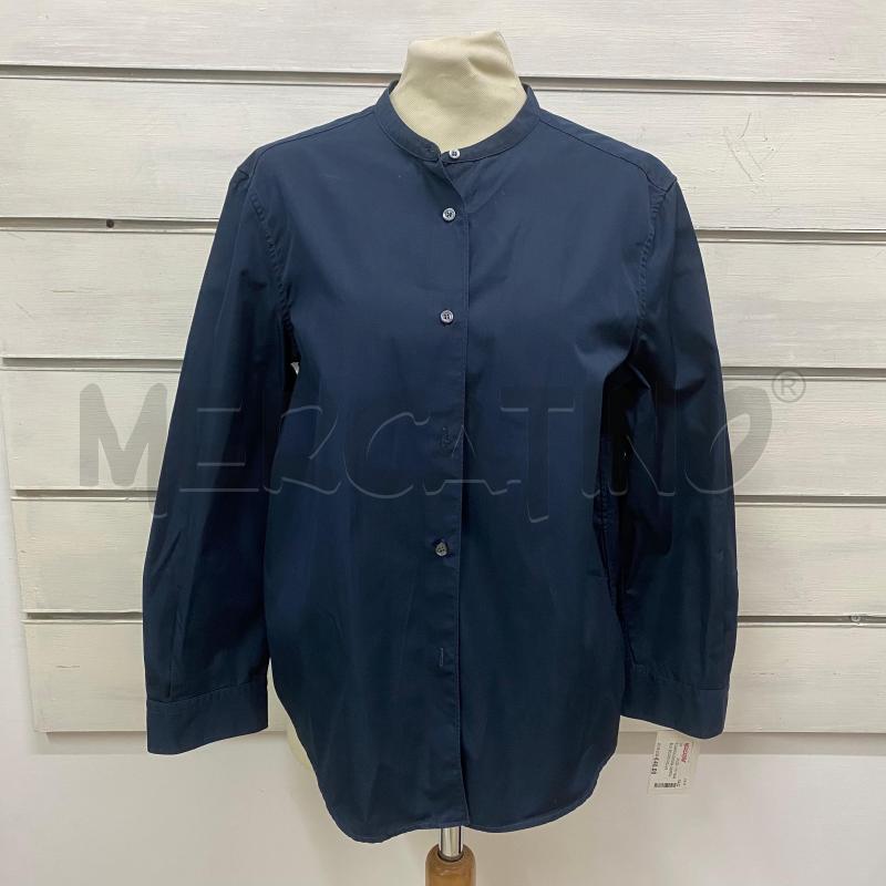 CAMICIA DONNA ASPESI BLU SCURO COLLO TURCO  | Mercatino dell'Usato Lago patria - giugliano in c. 1