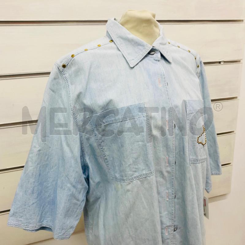 CAMICIA DONNA DENIM FERRONI B.CHIARO BORCHIETTE | Mercatino dell'Usato Lago patria - giugliano in c. 4