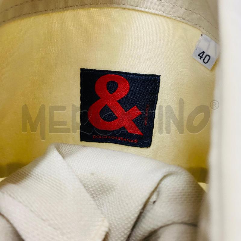 CAMICIA DONNA D&G BIAGE TASCINO LOGO ROSSO  | Mercatino dell'Usato Lago patria - giugliano in c. 3