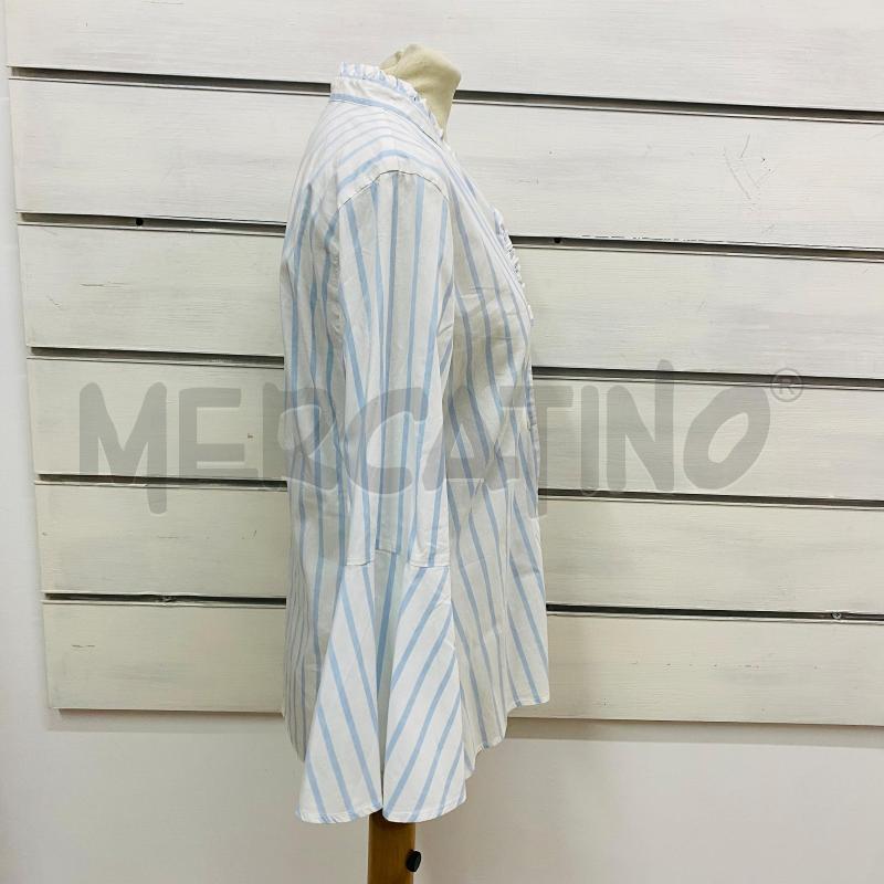 CAMICIA DONNA EMME MARELLA RIGA AZZURRO BIANCO | Mercatino dell'Usato Lago patria - giugliano in c. 3