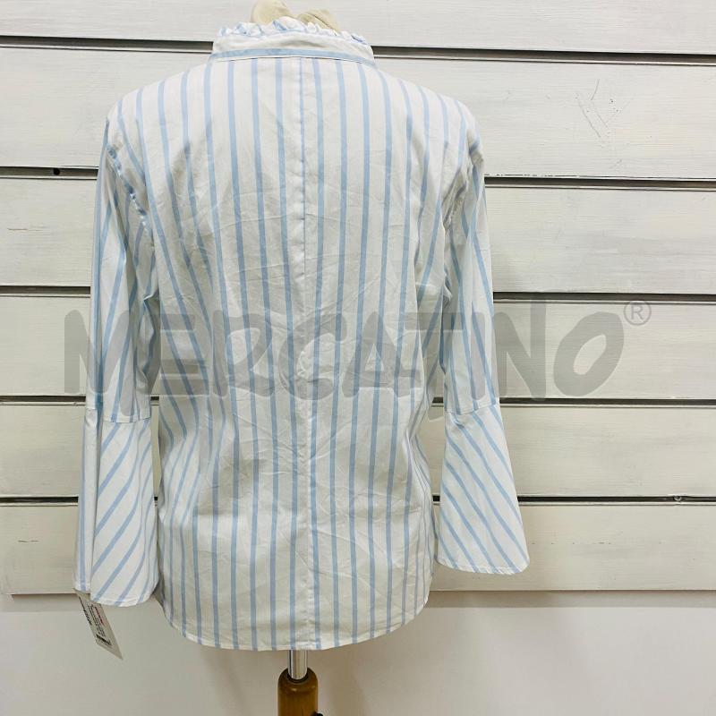 CAMICIA DONNA EMME MARELLA RIGA AZZURRO BIANCO | Mercatino dell'Usato Lago patria - giugliano in c. 4