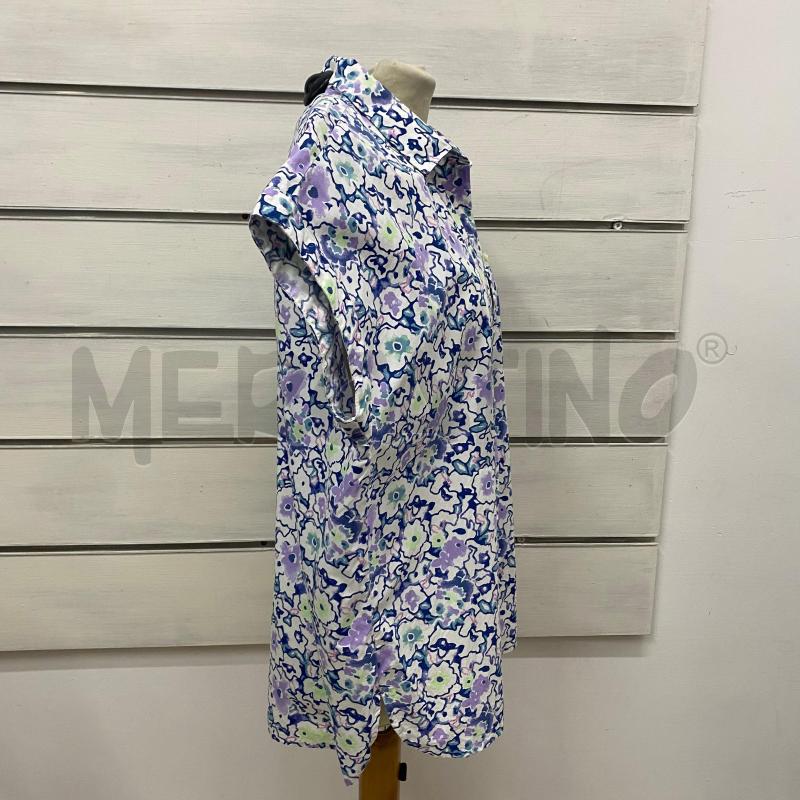 CAMICIA DONNA ESPRIT FANTASIA FIORI VIAOLA BLU | Mercatino dell'Usato Lago patria - giugliano in c. 3
