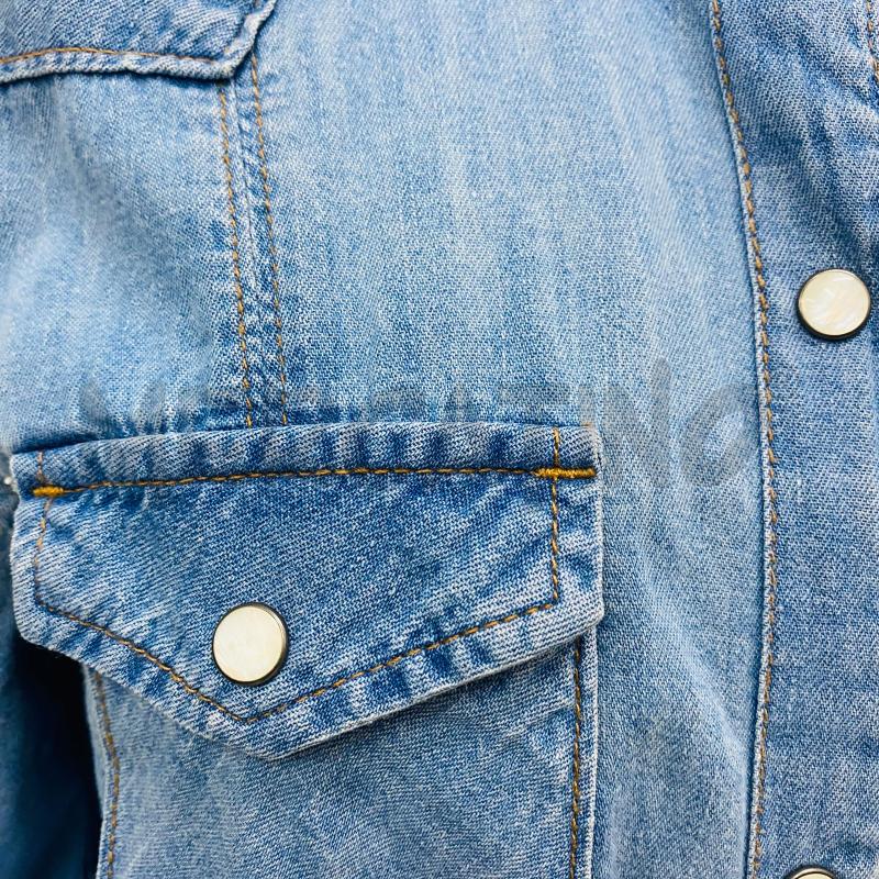 CAMICIA DONNA GAP DENIM BOTTONI IN MADRE PERLA | Mercatino dell'Usato Lago patria - giugliano in c. 3