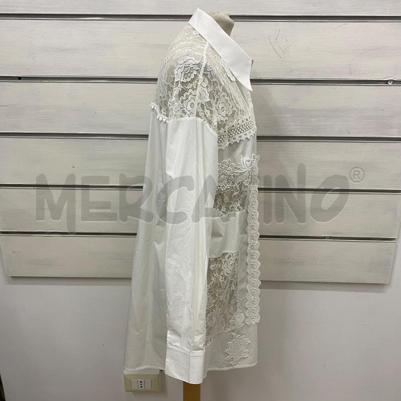 CAMICIA DONNA GOLDEN GOOSE DELUXE BIANCA PIZZO VENEZIANO  | Mercatino dell'Usato Lago patria - giugliano in c. 2