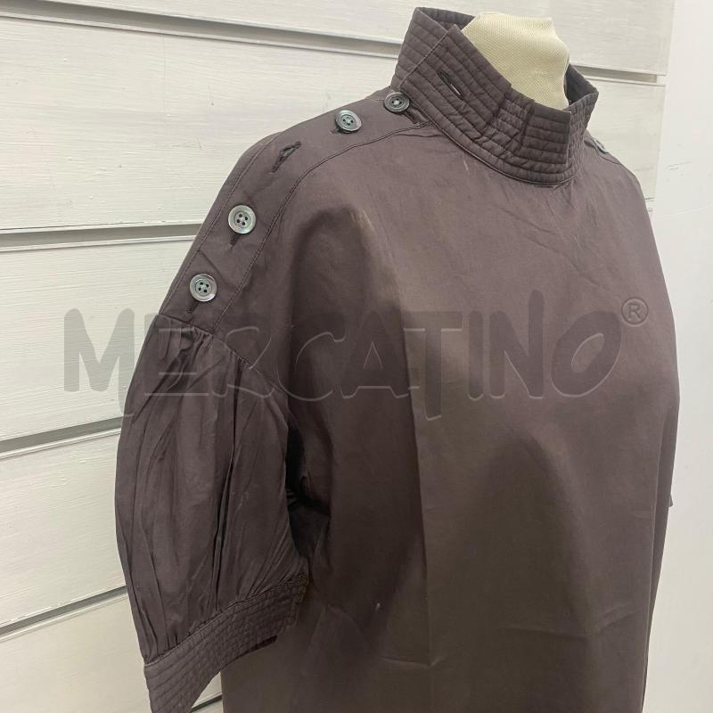CAMICIA DONNA GRIFONI COTONE MARRONE | Mercatino dell'Usato Lago patria - giugliano in c. 2