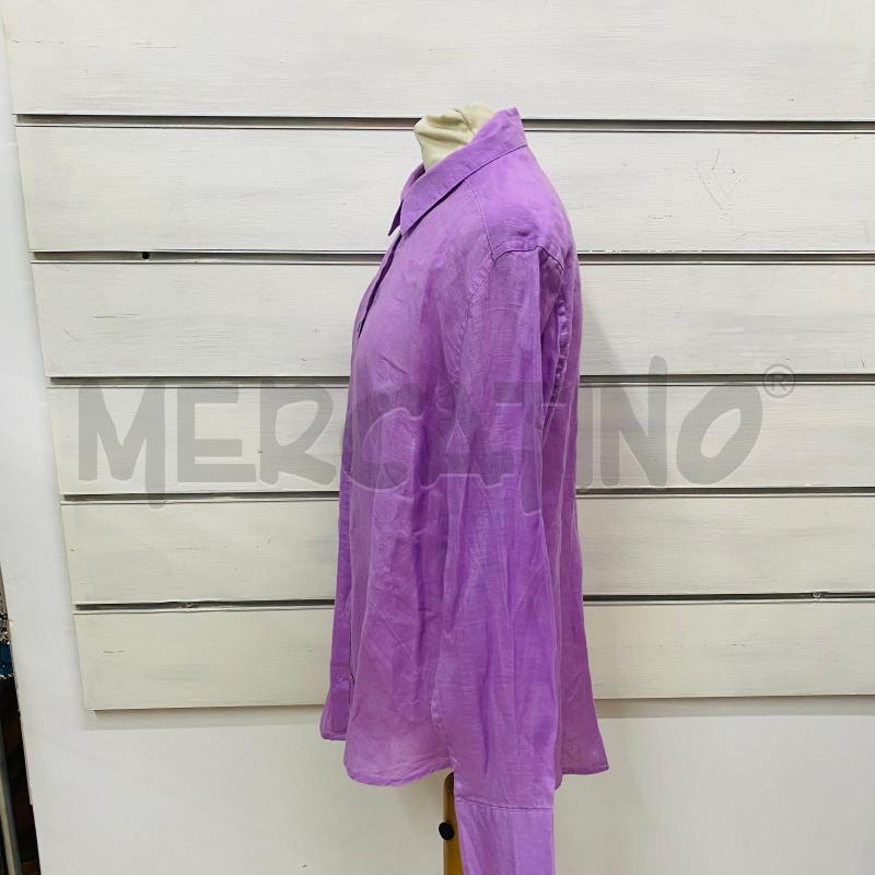 CAMICIA DONNA MARKUP VIOLA VIOLA LINO BOTTONI GRIGI | Mercatino dell'Usato Lago patria - giugliano in c. 5