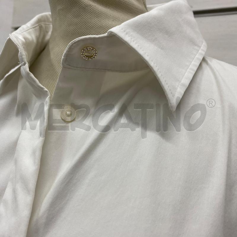 CAMICIA DONNA MAXMARA BIANCA BOTTONI GIOIELLO CLIPS | Mercatino dell'Usato Lago patria - giugliano in c. 2