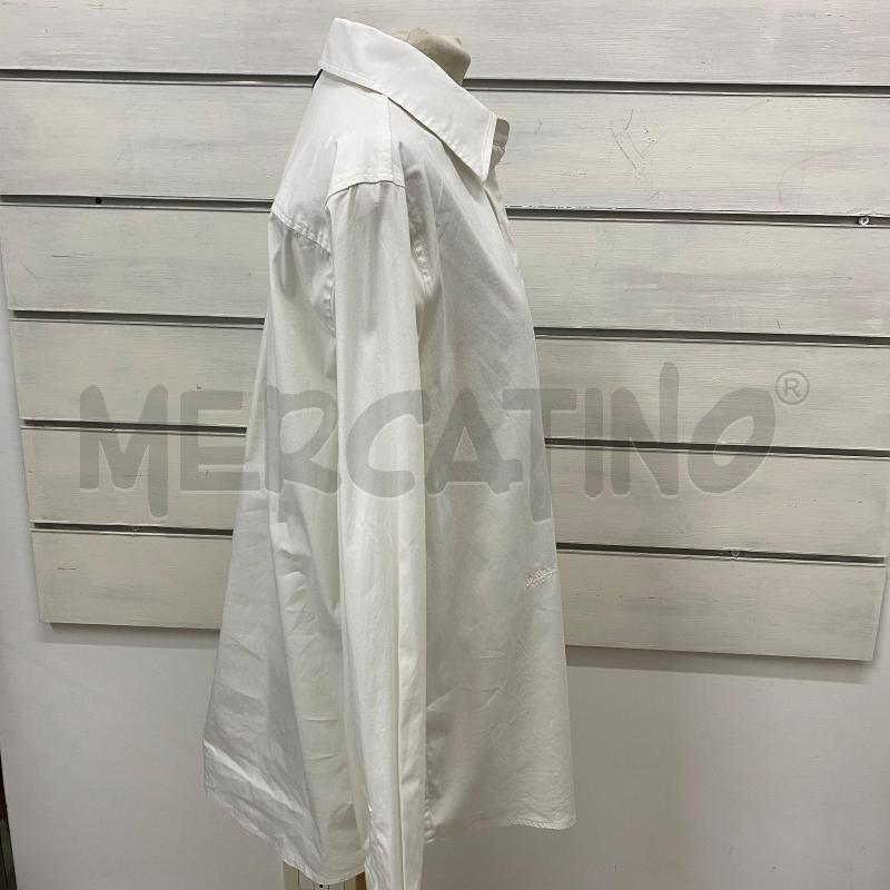 CAMICIA DONNA MAXMARA BIANCA BOTTONI GIOIELLO CLIPS | Mercatino dell'Usato Lago patria - giugliano in c. 3
