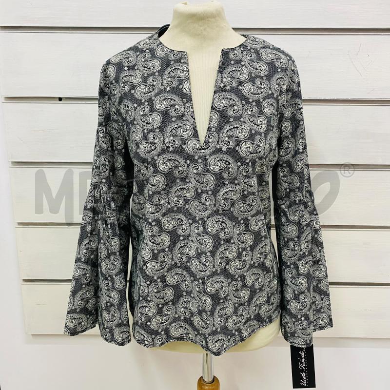 CAMICIA DONNA MAX&CO FANTASIA JACQUARD BIANCO NERO | Mercatino dell'Usato Lago patria - giugliano in c. 1