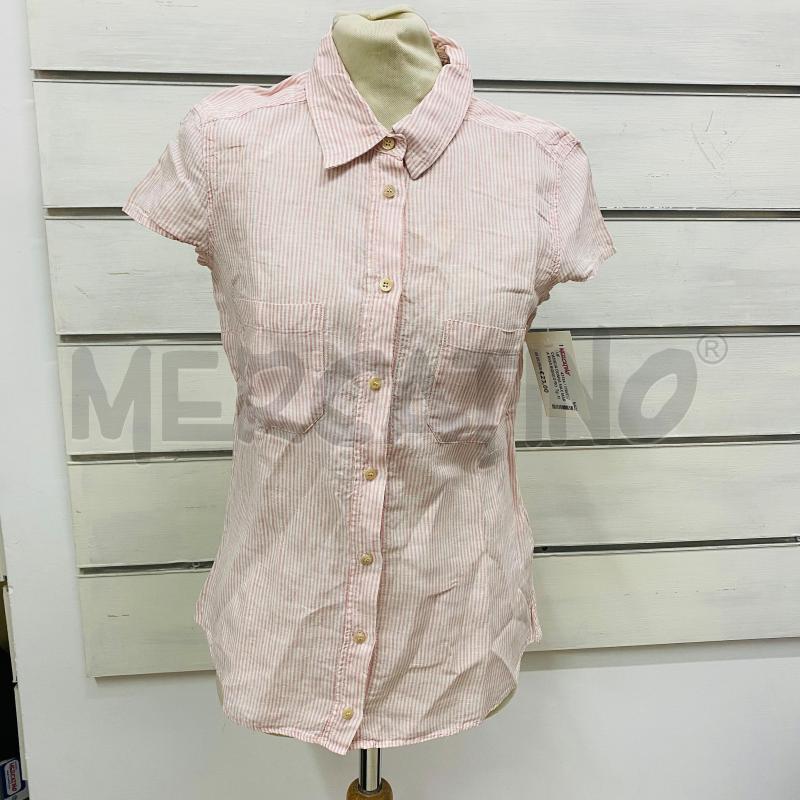 CAMICIA DONNA MAX MARA RIGA BIANCO ROSA | Mercatino dell'Usato Lago patria - giugliano in c. 1