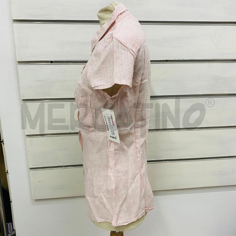 CAMICIA DONNA MAX MARA RIGA BIANCO ROSA | Mercatino dell'Usato Lago patria - giugliano in c. 5