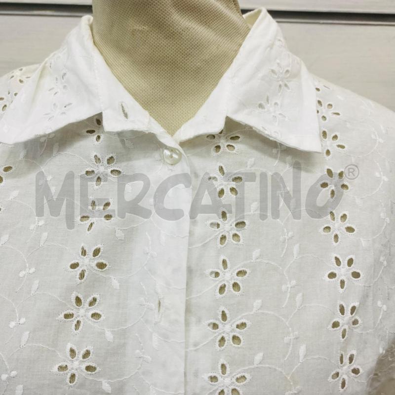 CAMICIA DONNA NN PURO COTONE PIZZO SAN GALLO | Mercatino dell'Usato Lago patria - giugliano in c. 3