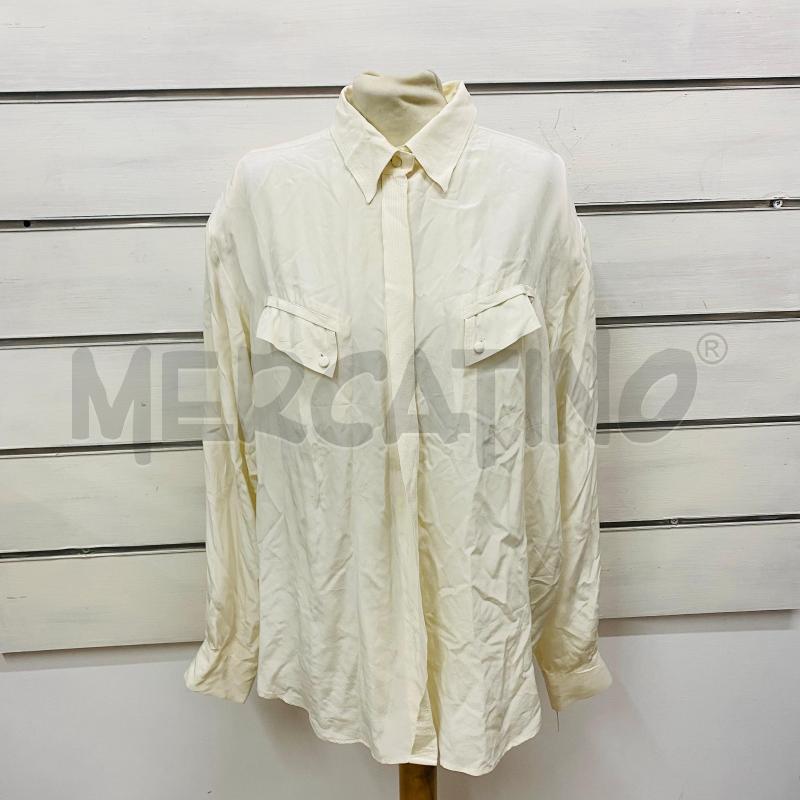 CAMICIA DONNA PANNA 100%SETA SPALLINE | Mercatino dell'Usato Lago patria - giugliano in c. 1