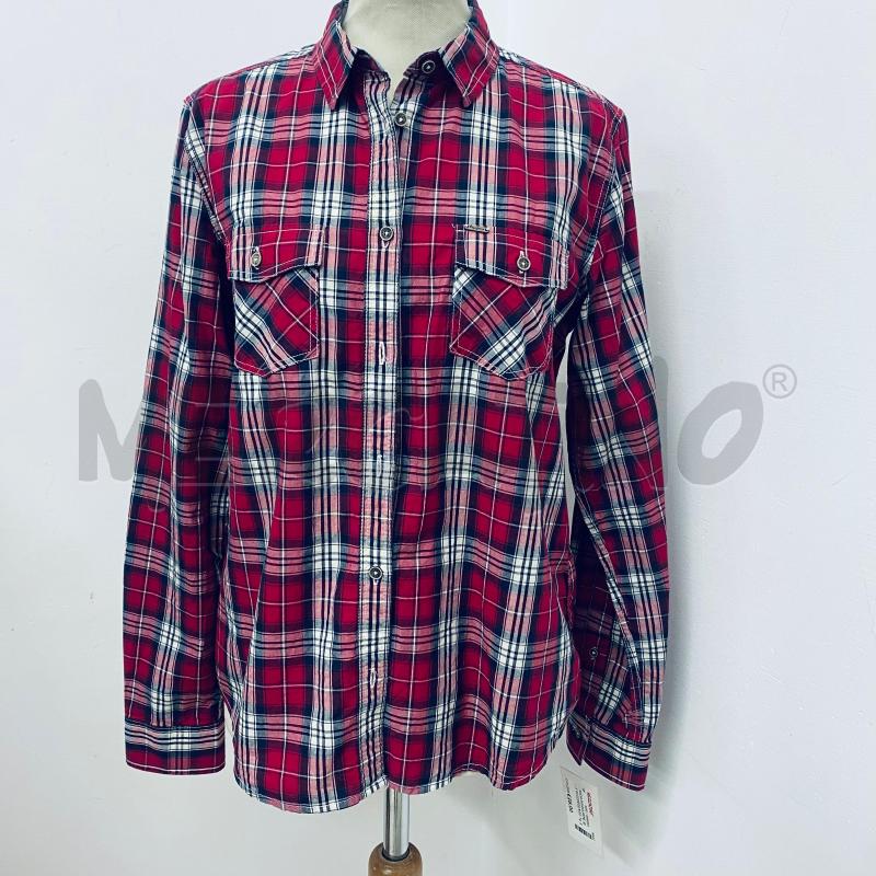 CAMICIA DONNA PEPE JENAS SCOZZESE ROSSO  | Mercatino dell'Usato Lago patria - giugliano in c. 1