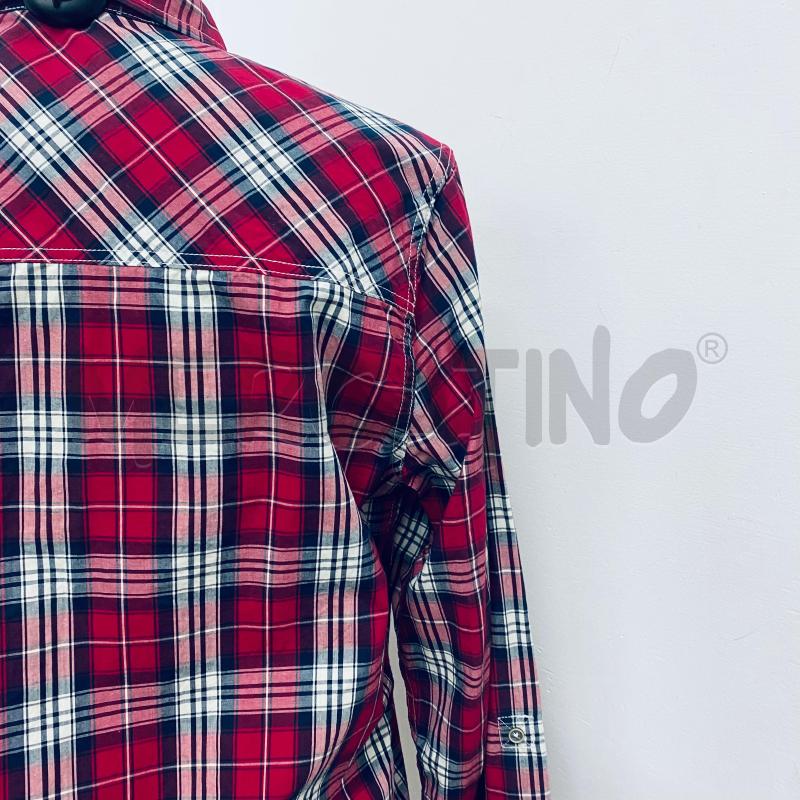 CAMICIA DONNA PEPE JENAS SCOZZESE ROSSO  | Mercatino dell'Usato Lago patria - giugliano in c. 5
