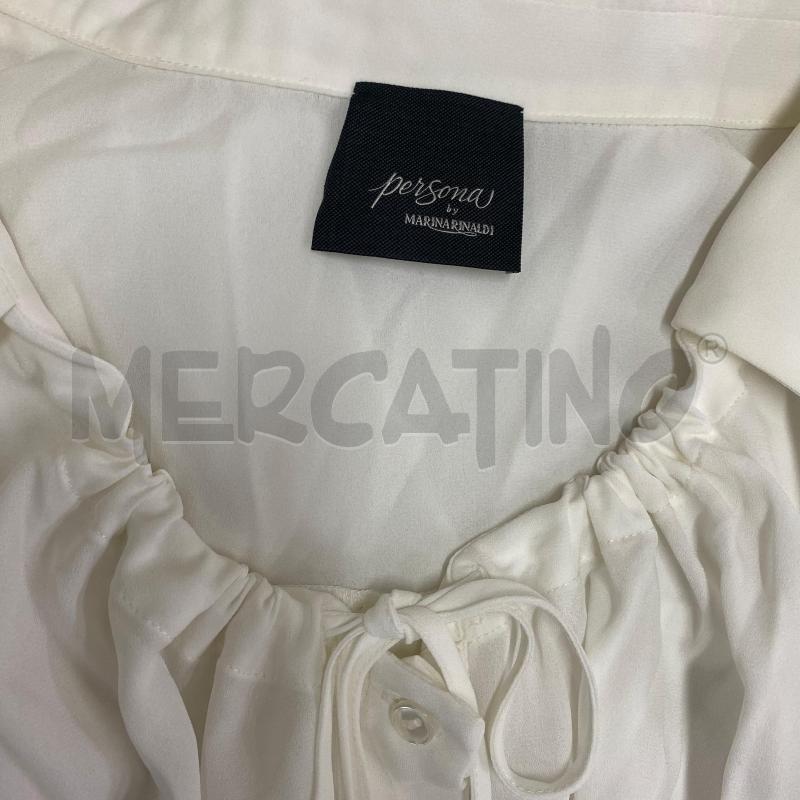 CAMICIA DONNA PERSONA BIANCA LACCIO  | Mercatino dell'Usato Lago patria - giugliano in c. 5