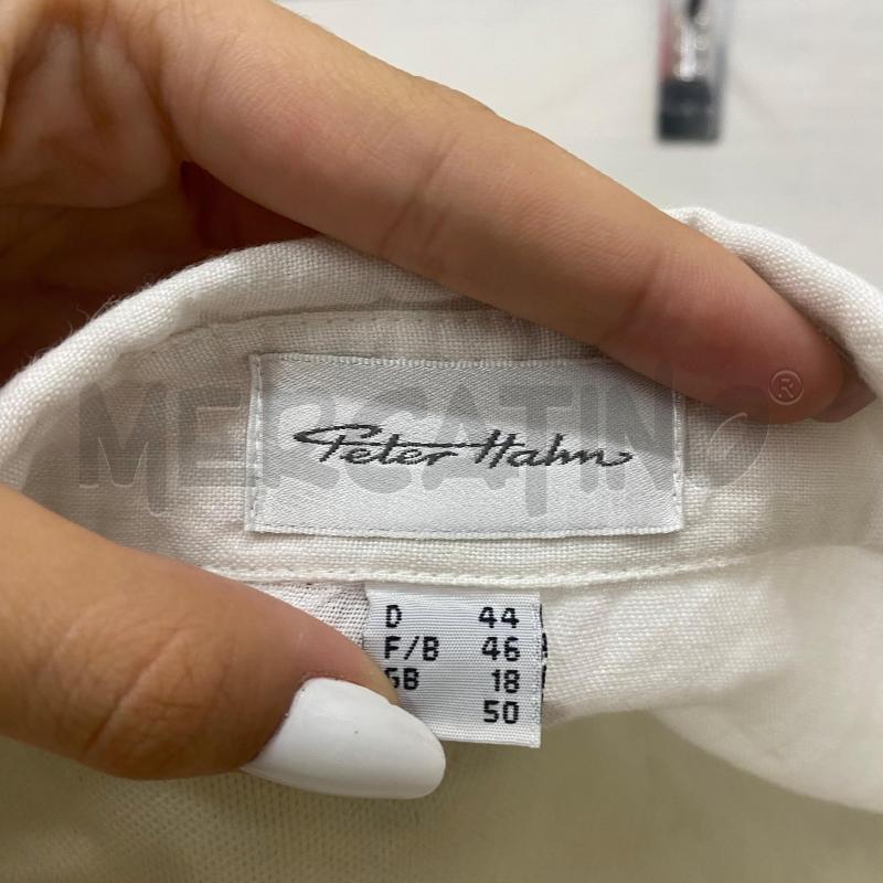 CAMICIA DONNA PETER HARM LINO MEZZA MANICA  | Mercatino dell'Usato Lago patria - giugliano in c. 5