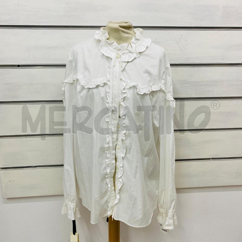 CAMICIA DONNA PINKO BIANCA ROUCHES | Mercatino dell'Usato Lago patria - giugliano in c. 1