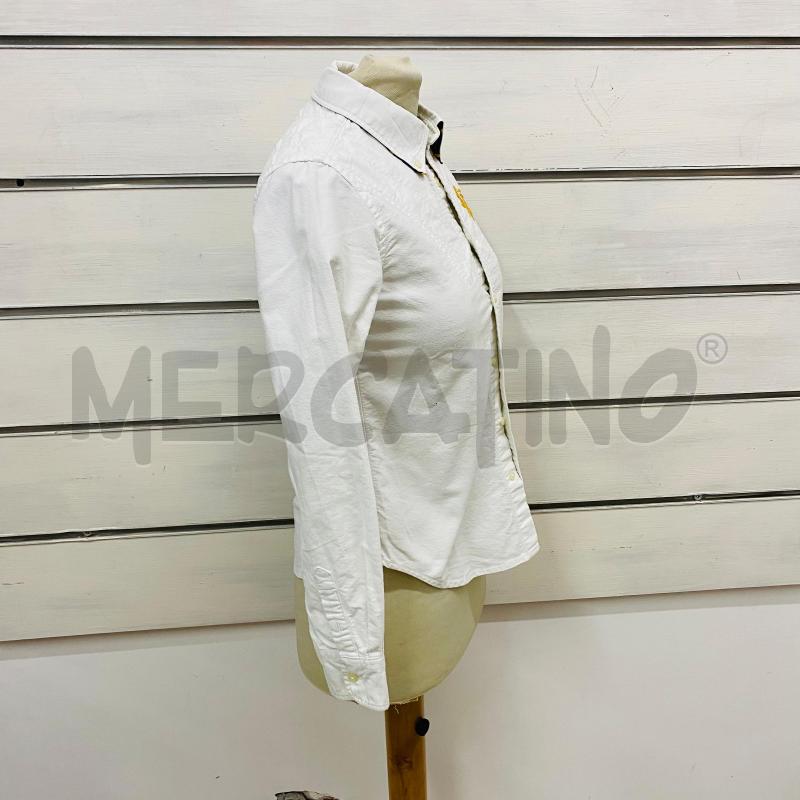 CAMICIA DONNA RALPH LAUREN BIANCA LOGO DORATO  | Mercatino dell'Usato Lago patria - giugliano in c. 4