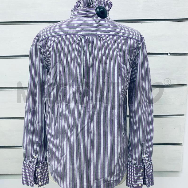 CAMICIA DONNA RALPH LAUREN RIGA VIOLA VERDE ROUCHES | Mercatino dell'Usato Lago patria - giugliano in c. 3