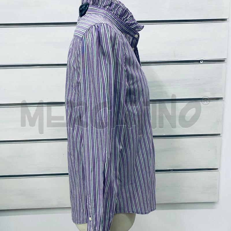 CAMICIA DONNA RALPH LAUREN RIGA VIOLA VERDE ROUCHES | Mercatino dell'Usato Lago patria - giugliano in c. 4