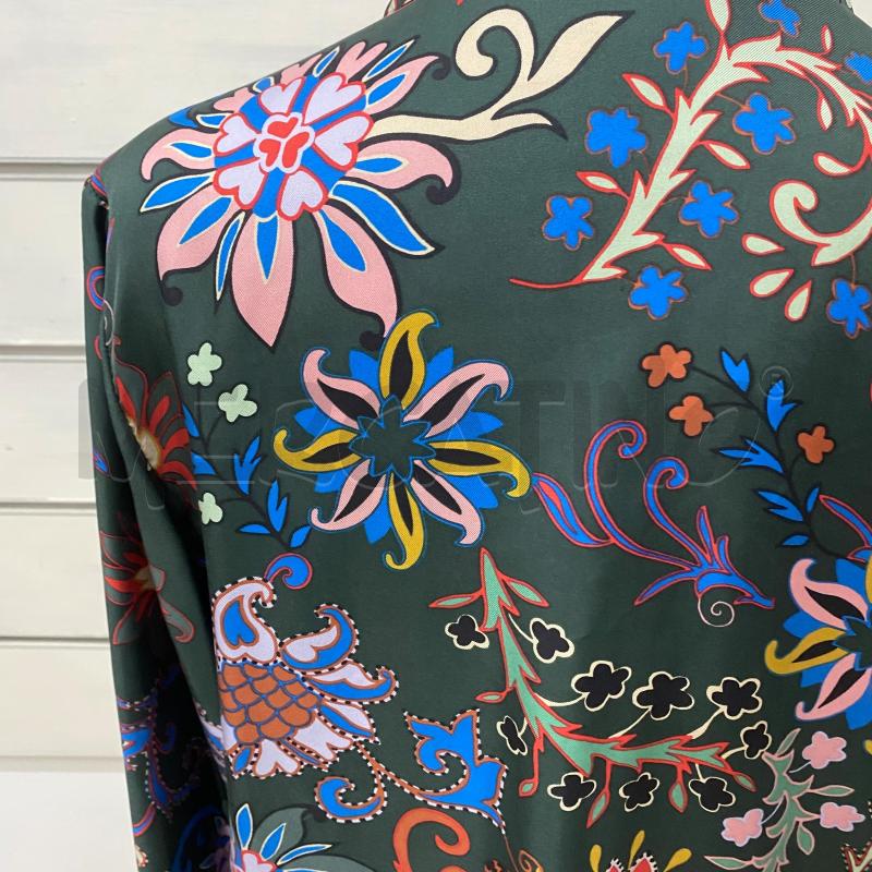 CAMICIA DONNA TORY BURCH VERDE FANTASIA FLOREALE  | Mercatino dell'Usato Lago patria - giugliano in c. 4
