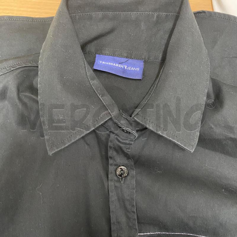CAMICIA DONNA TRUSSARDI NERA TRASS AL PETTO  | Mercatino dell'Usato Lago patria - giugliano in c. 5