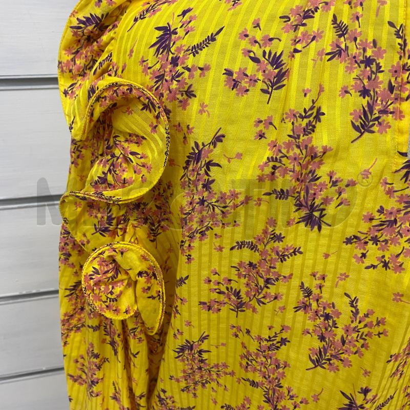 CAMICIA DONNA ULLA JOHNSON GIALLA FANTASIA FLOREALE | Mercatino dell'Usato Lago patria - giugliano in c. 3