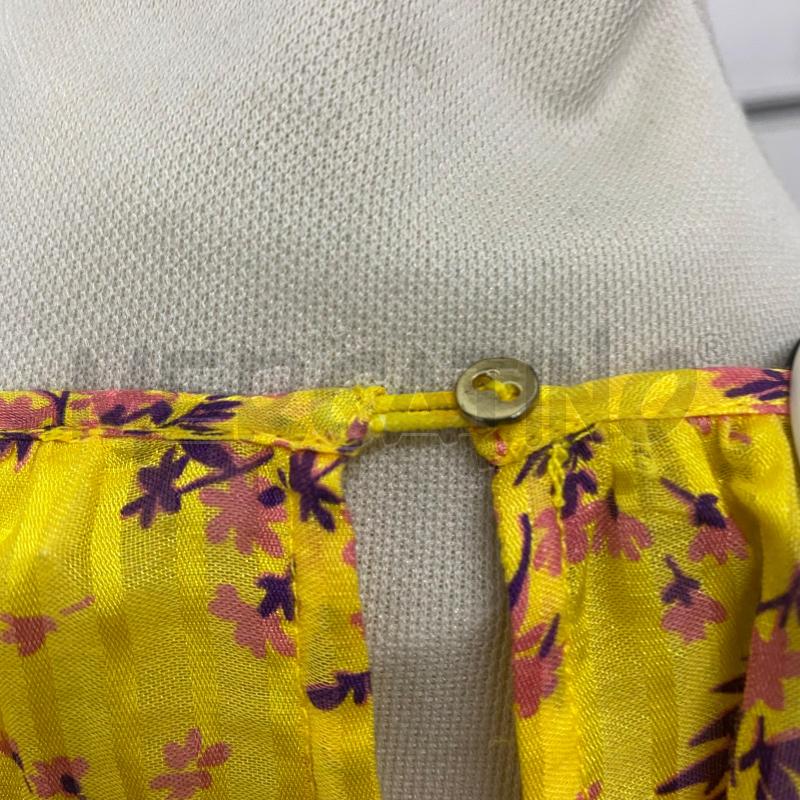 CAMICIA DONNA ULLA JOHNSON GIALLA FANTASIA FLOREALE | Mercatino dell'Usato Lago patria - giugliano in c. 4
