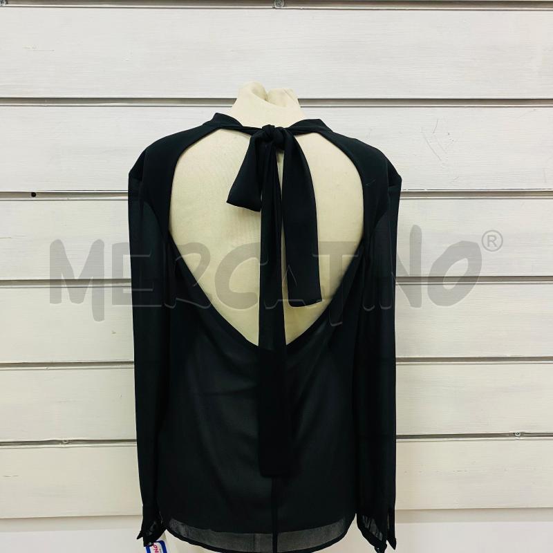 CAMICIA DONNA VELO NERO TOY G SCOLLO NODO | Mercatino dell'Usato Lago patria - giugliano in c. 4