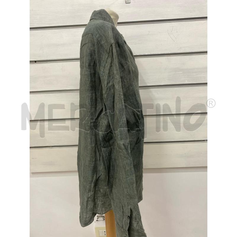 CAMICIA UOMO BAGUTTA GRIGIO VERDE LINO  | Mercatino dell'Usato Lago patria - giugliano in c. 3