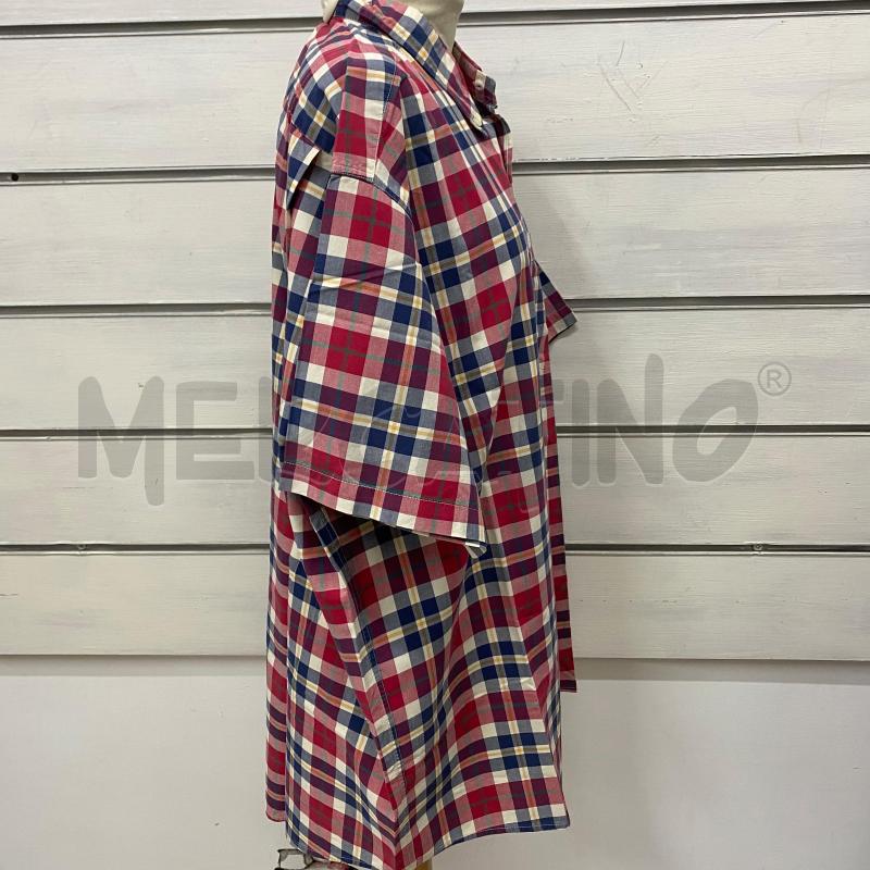 CAMICIA UOMO LACOSTE SCOZZESE BLU ROSSA QUADRATI MEZZA MANICA | Mercatino dell'Usato Lago patria - giugliano in c. 3