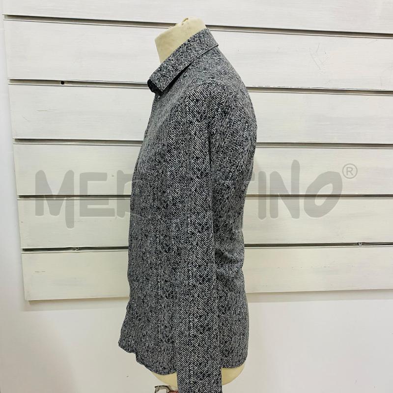 CAMICIA UOMO PATRIZIA PEPE DISEGNO SPIGATO BIANCO NERO | Mercatino dell'Usato Lago patria - giugliano in c. 3