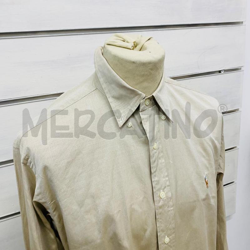 CAMICIA UOMO RALPH LAUREN BEIGE | Mercatino dell'Usato Lago patria - giugliano in c. 3