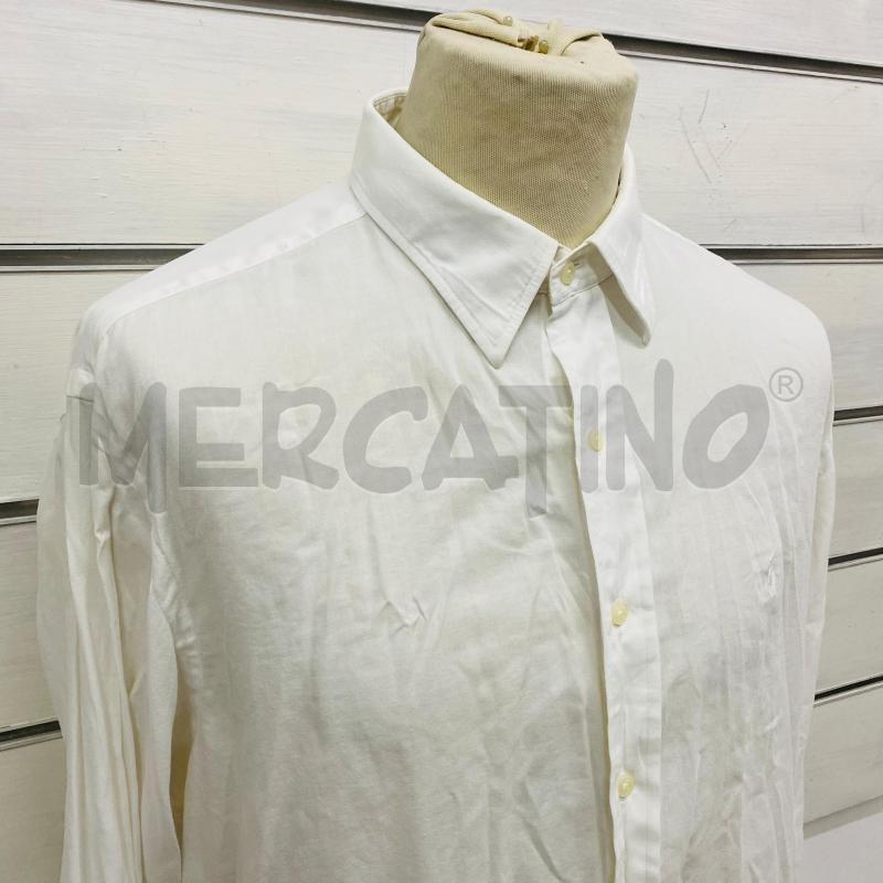 CAMICIA UOMO RALPH LAUREN BIANCA COTONE | Mercatino dell'Usato Lago patria - giugliano in c. 2