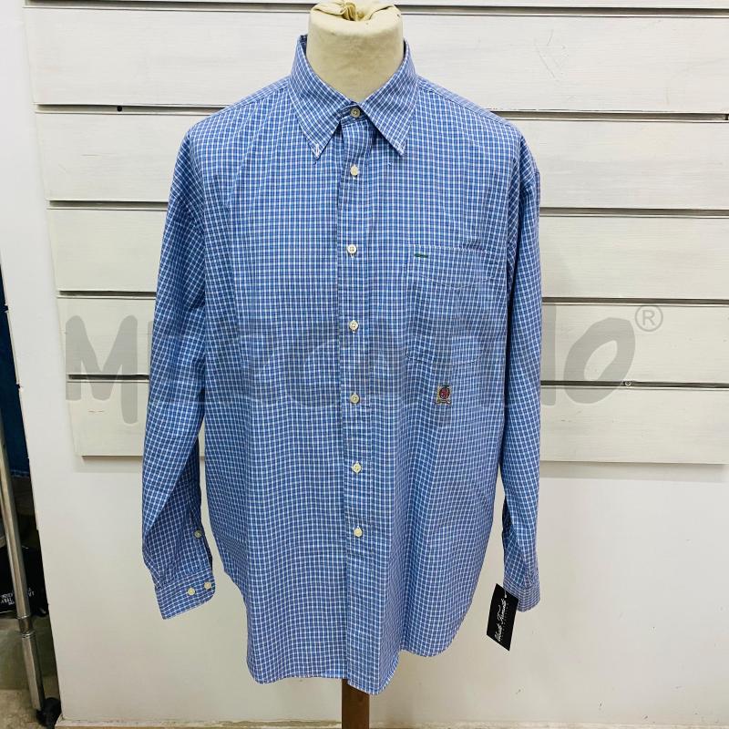 CAMICIA UOMO TOMMY HILFIGER QUADRO AZZURRO | Mercatino dell'Usato Lago patria - giugliano in c. 1