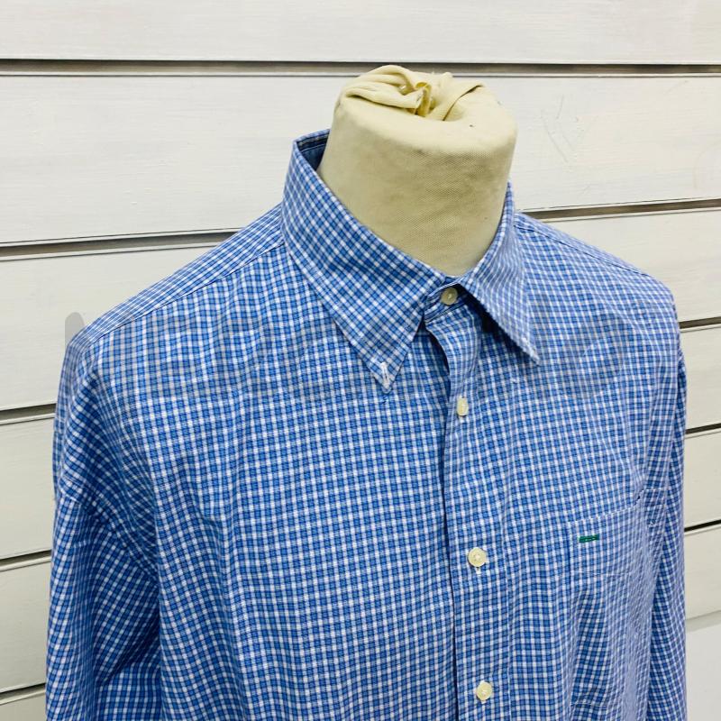CAMICIA UOMO TOMMY HILFIGER QUADRO AZZURRO | Mercatino dell'Usato Lago patria - giugliano in c. 3