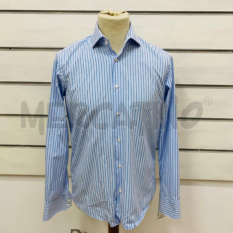 CAMICIA UOMO UGO BOSS RIGHE AZZURRE AZZURRE  | Mercatino dell'Usato Lago patria - giugliano in c. 1
