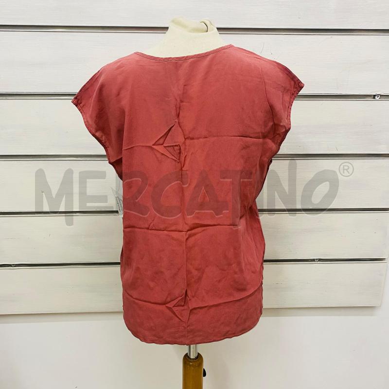 CANOTTA DONNA 100%SETA ROSA ANTICO BOTTONCINI | Mercatino dell'Usato Lago patria - giugliano in c. 5