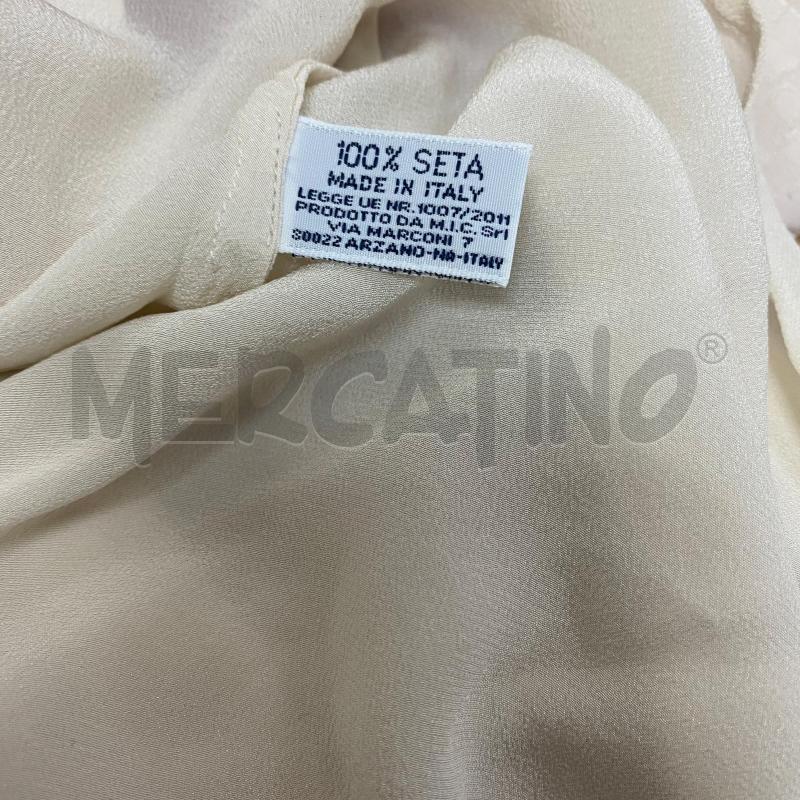 CANOTTA DONNA BARBA BIANCO SPORCO 100%SETA  | Mercatino dell'Usato Lago patria - giugliano in c. 5