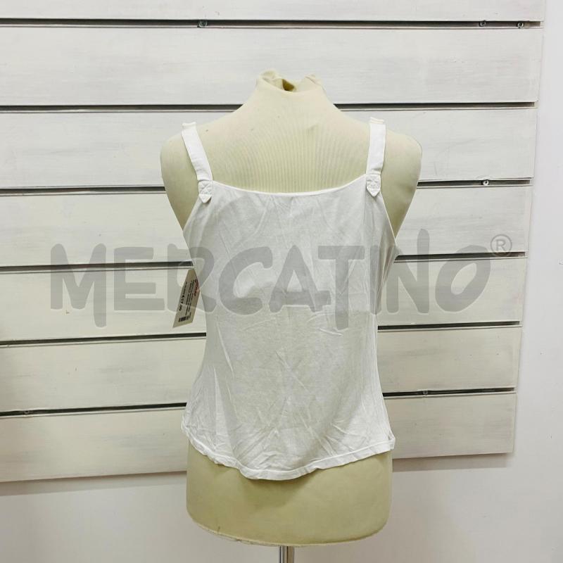 CANOTTA DONNA BURBERRY BIANCA  | Mercatino dell'Usato Lago patria - giugliano in c. 4