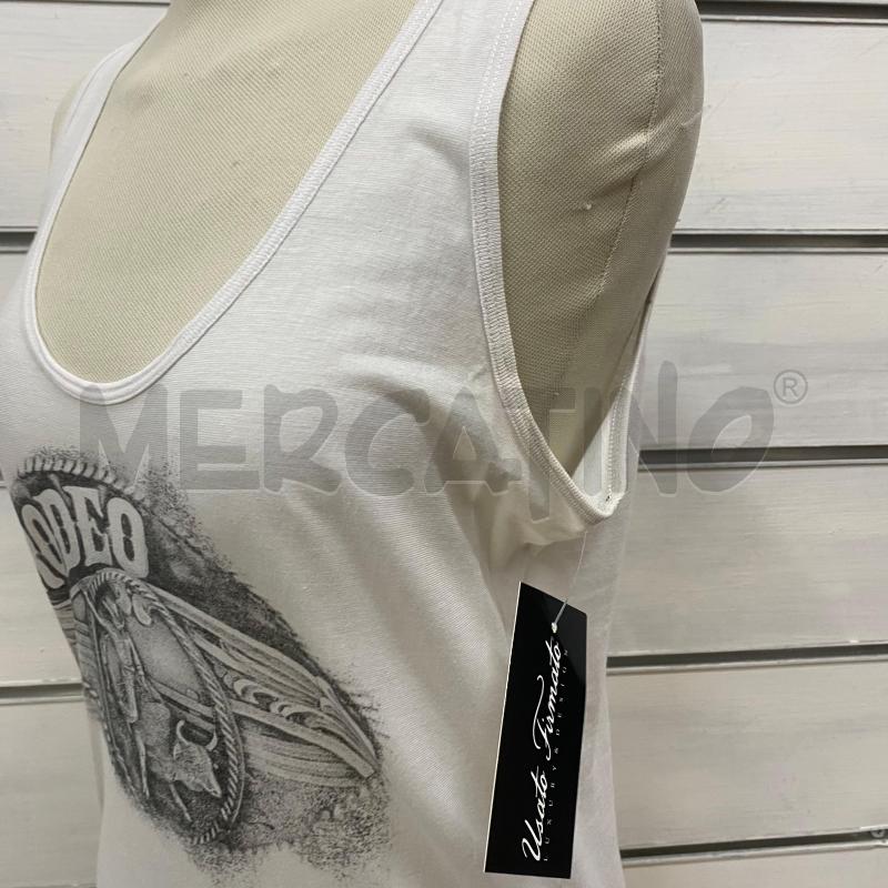 CANOTTA DONNA D&G BIANCO RODEO  | Mercatino dell'Usato Lago patria - giugliano in c. 3