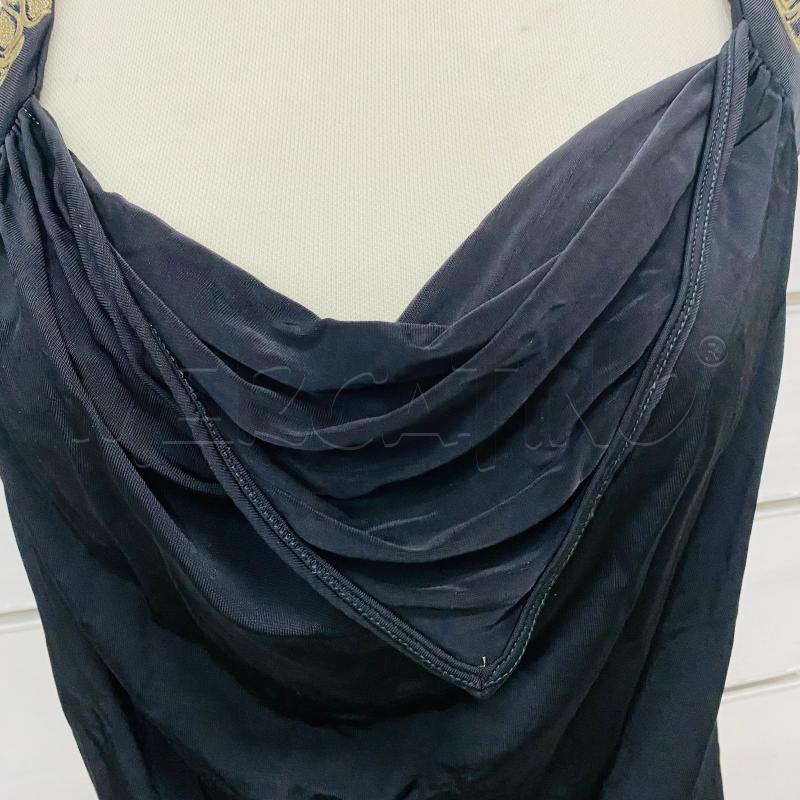 CANOTTA DONNA JUST CAVALLI NERA DETTAGLI DORATI MANCA QUALCHE STRASS | Mercatino dell'Usato Lago patria - giugliano in c. 3