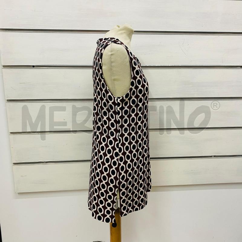 CANOTTA DONNA MALIPARMI MARRONE ROSSASTRO POIS NERI BASE BEIGE | Mercatino dell'Usato Lago patria - giugliano in c. 3