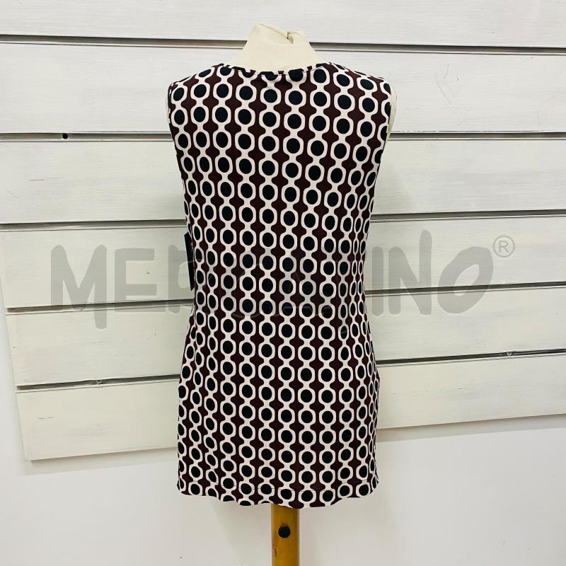 CANOTTA DONNA MALIPARMI MARRONE ROSSASTRO POIS NERI BASE BEIGE | Mercatino dell'Usato Lago patria - giugliano in c. 5